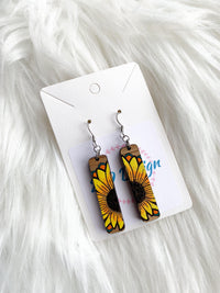 Fancy Sunflower Dangles