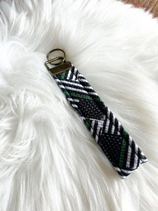 Thin Green Line Flag Keychain