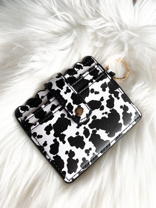 Cow Print Wallet