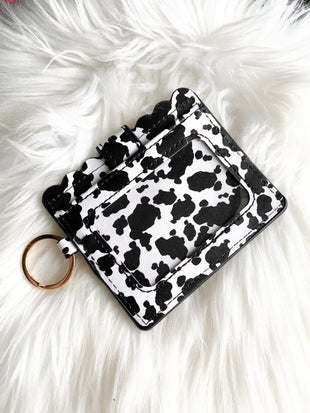 Cow Print Wallet