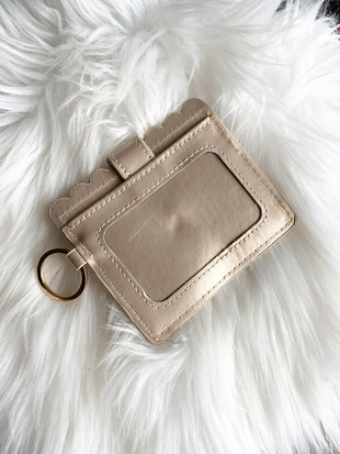 Metallic Champagne Wallet