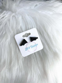 Glitter Megaphone Studs