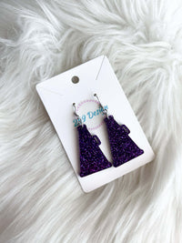 Glitter Megaphone Dangles