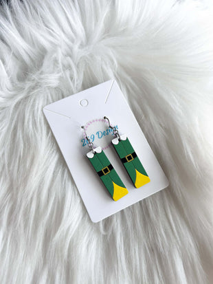 Green Elf Dangles