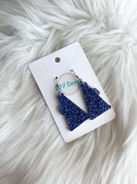 Glitter Megaphone Dangles