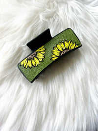 Sunflower Hair Clip (Large) - Style 2