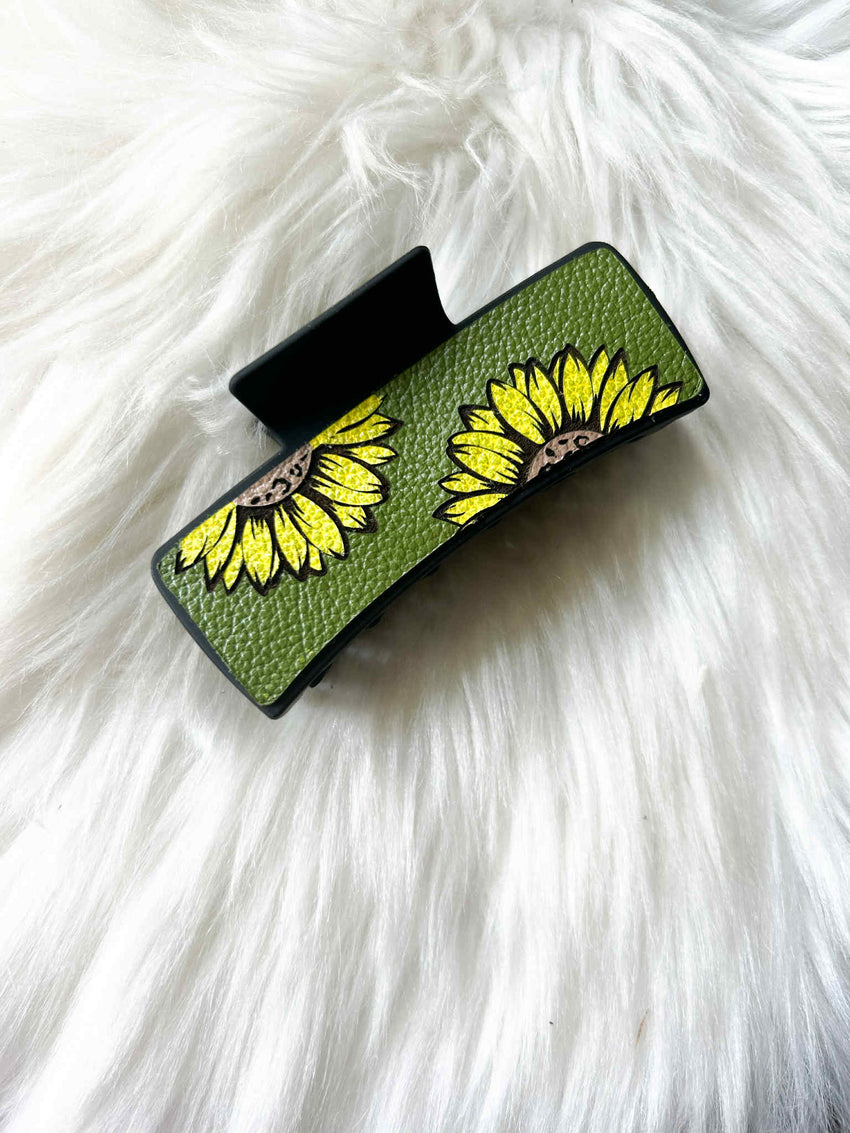 Sunflower Hair Clip (Large) - Style 2