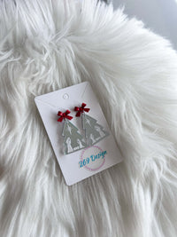 Silver Nativity Tree