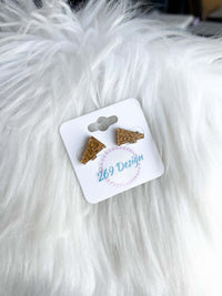 Glitter Megaphone Studs