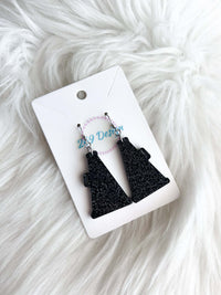 Glitter Megaphone Dangles
