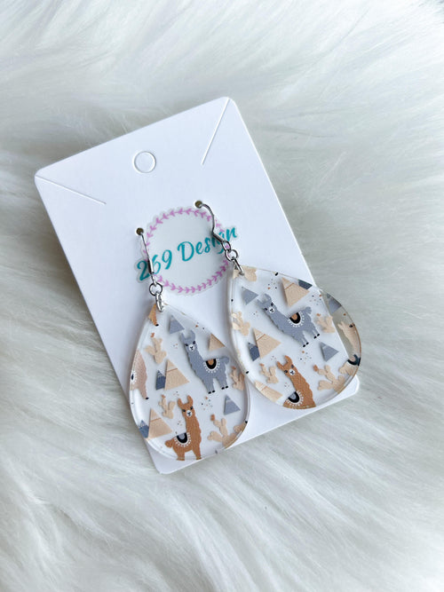 Alpaca Teardrops