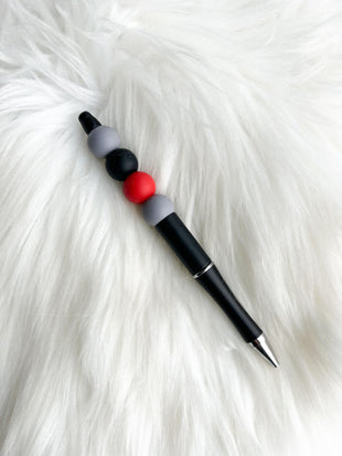 Red/Black/Gray on Black Pen