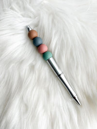 Muted Colors on Silver Pen