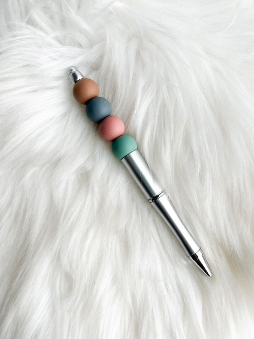 Muted Colors on Silver Pen