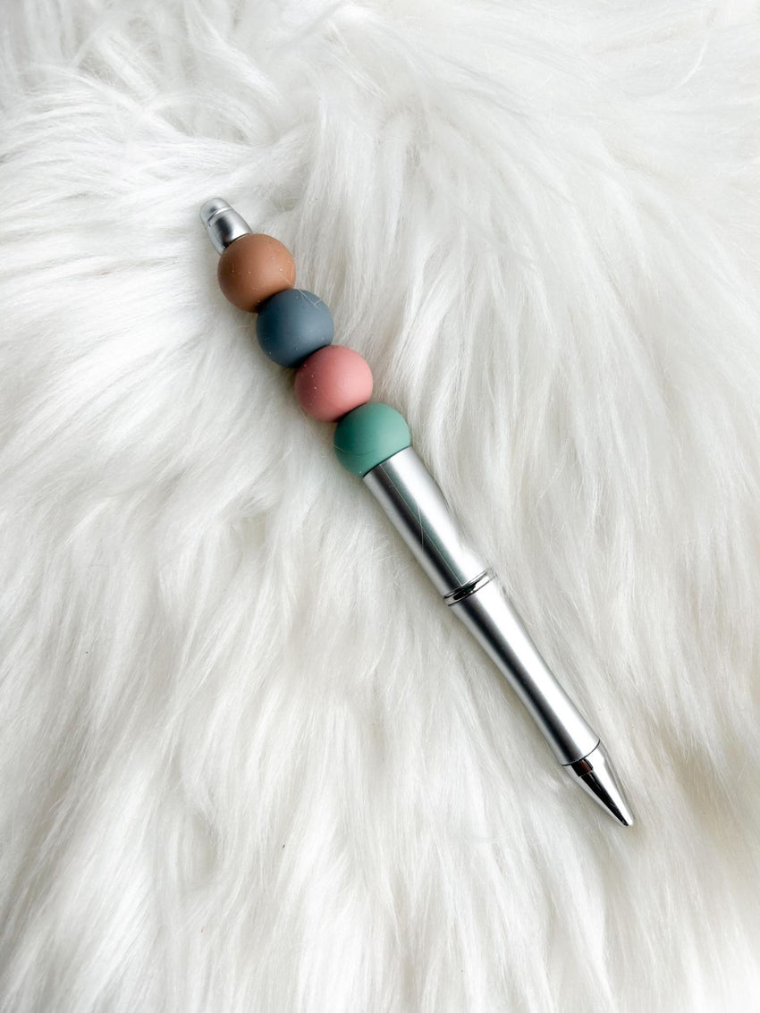 Muted Colors on Silver Pen