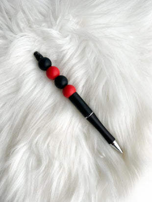 Red/Black on Black Pen