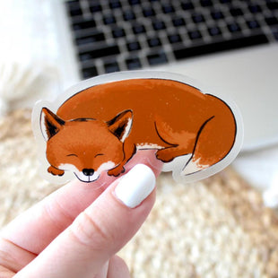 Sleeping Fox Sticker