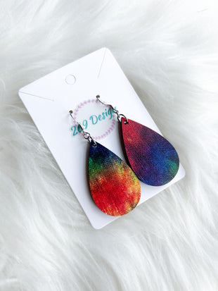 Tye Dye Teardrops