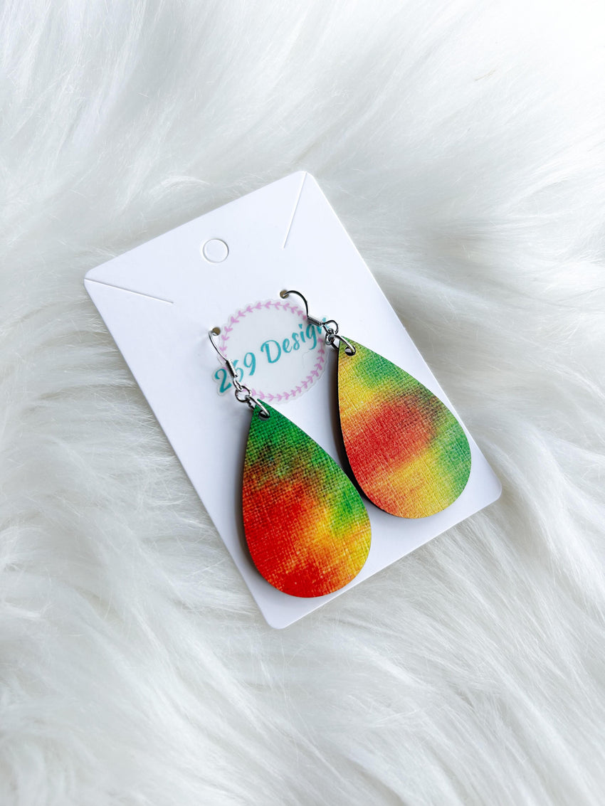 Tye Dye Teardrops