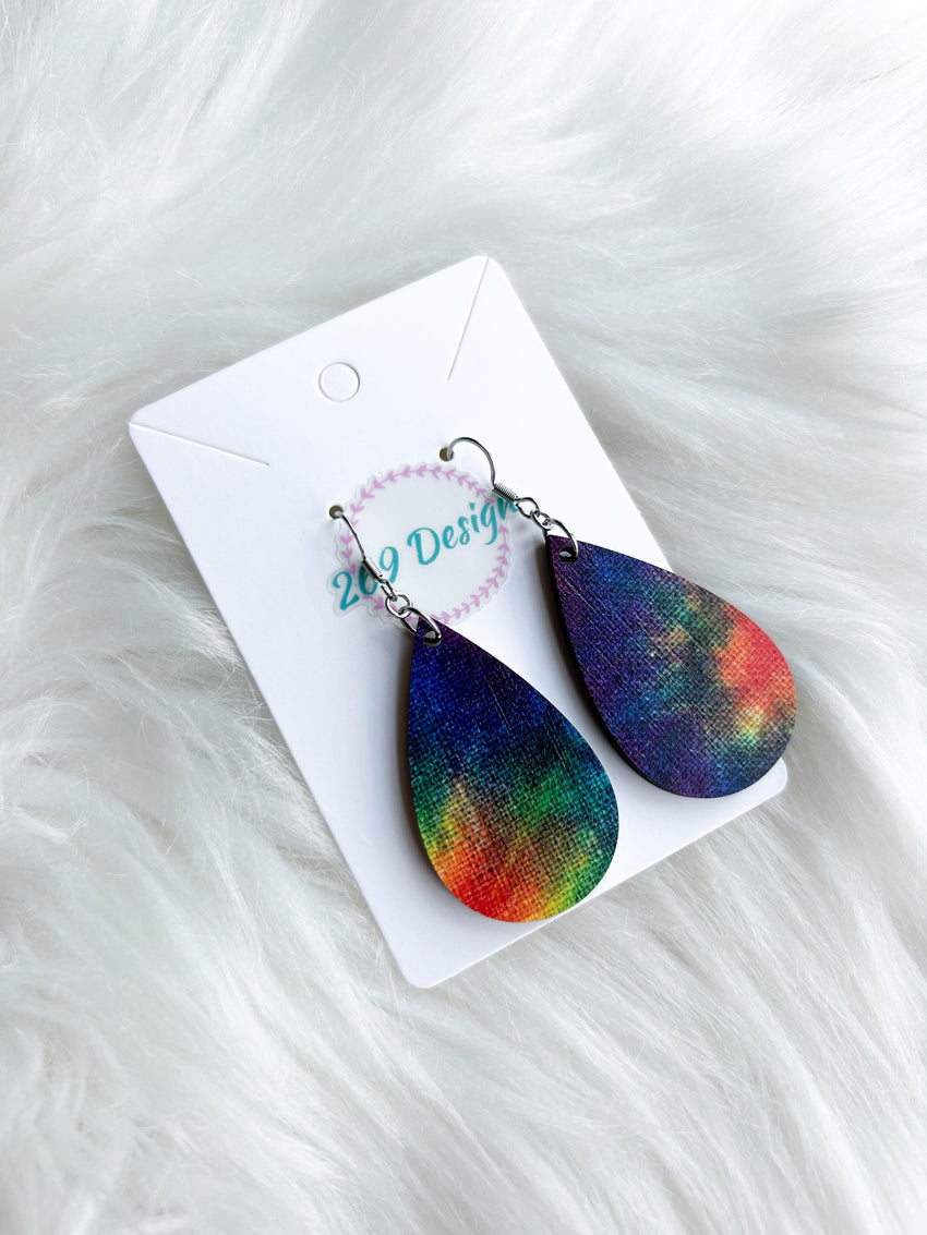 Tye Dye Teardrops