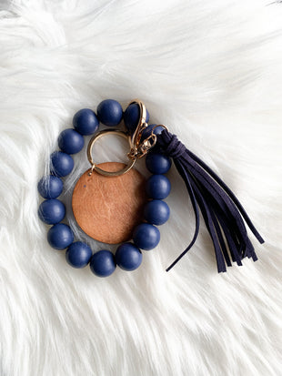 Navy Blue Wristlet