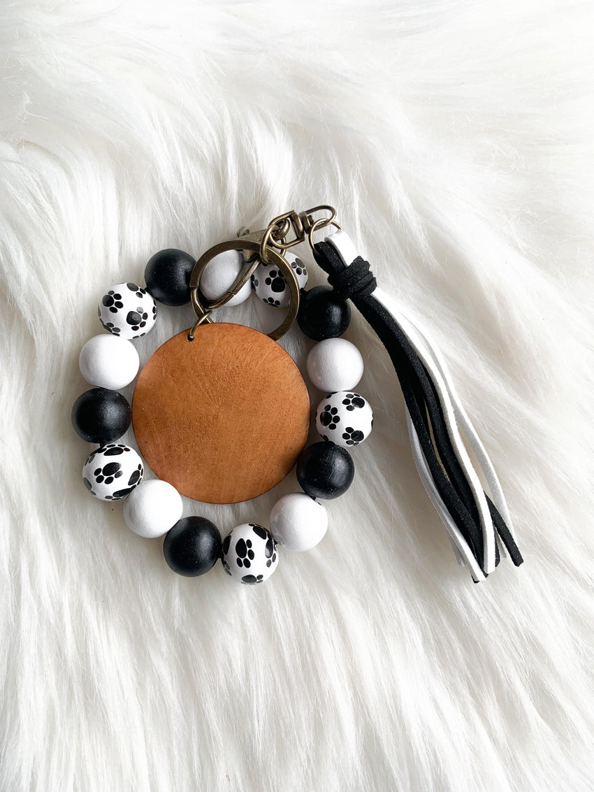 Paw Print Wristlet