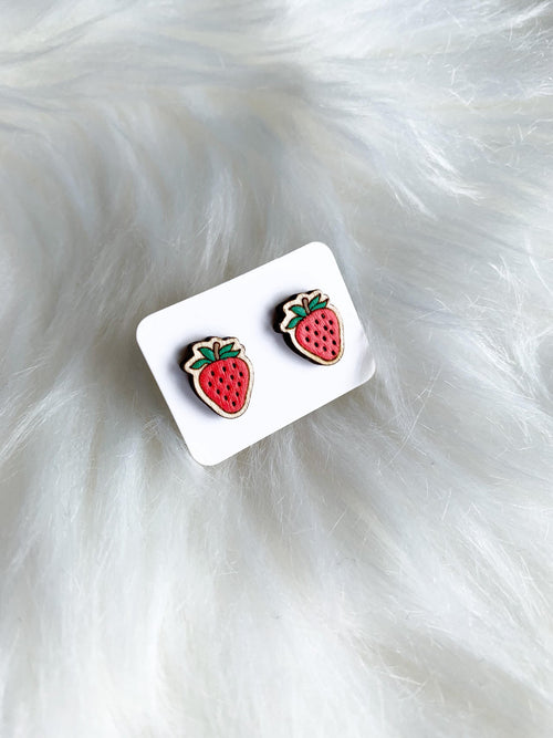 Strawberry Studs