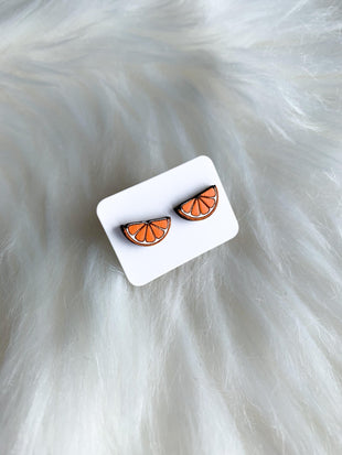 Orange Slice Studs