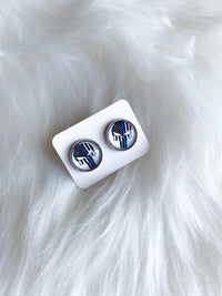 Thin Blue Line Punisher Cab Studs (12mm)