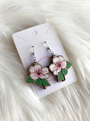 Apple Blossom Dangles