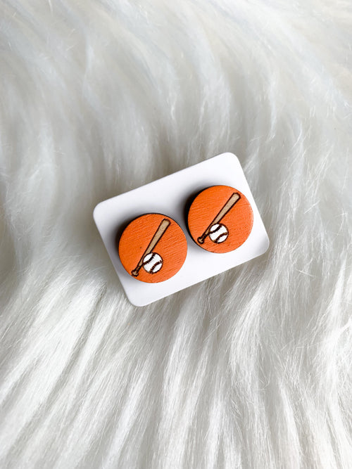 Baseball and Bat Wood Studs