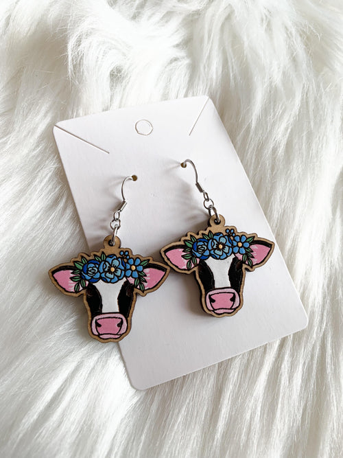 Black Cow Flower Crown