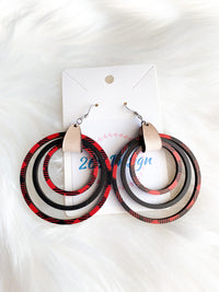 Buffalo Plaid Nested Circles