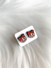 Cat Bandana Studs