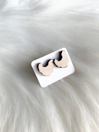 Chicken Silhouette Studs