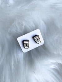 Coffee Cup Studs