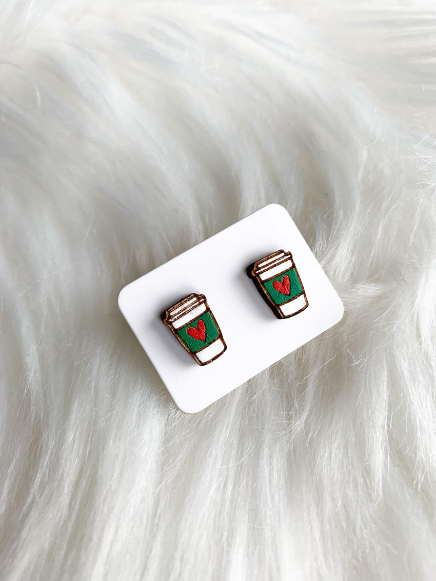 Coffee Cup Studs