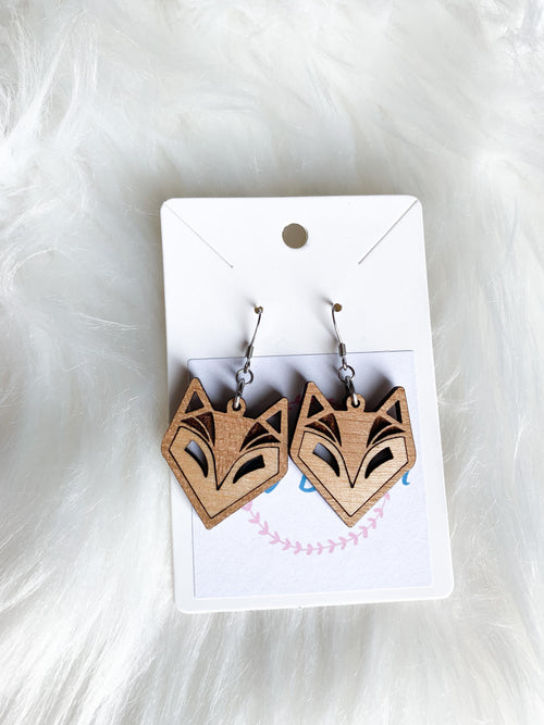 Fox Inlay Dangles