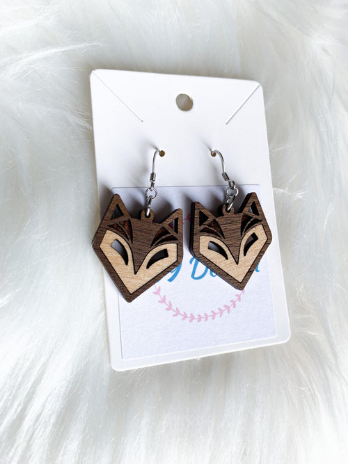 Fox Inlay Dangles
