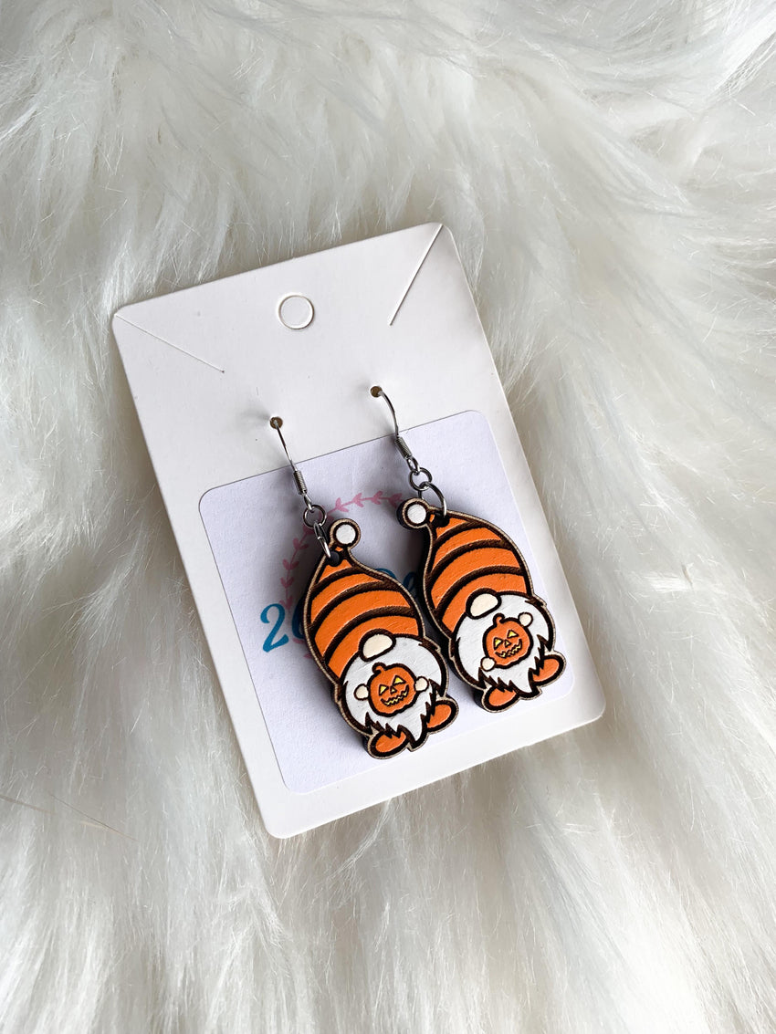 Halloween Gnome Dangles