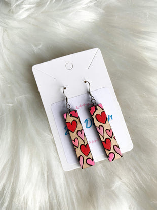 Heart Bar Dangles