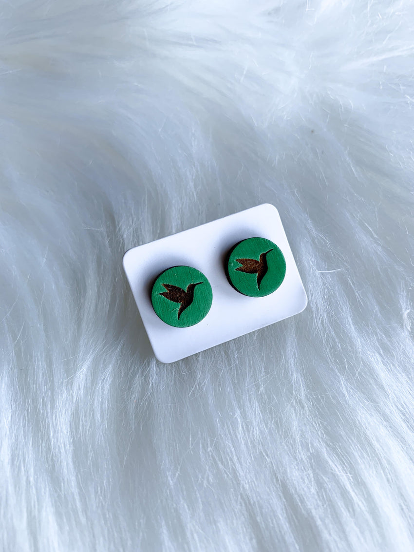 Hummingbird Studs