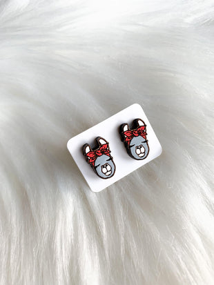 Llama Bandana Studs