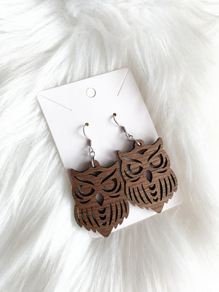 Cut Out Owl Dangles