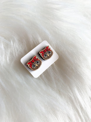 Owl Bandana Studs