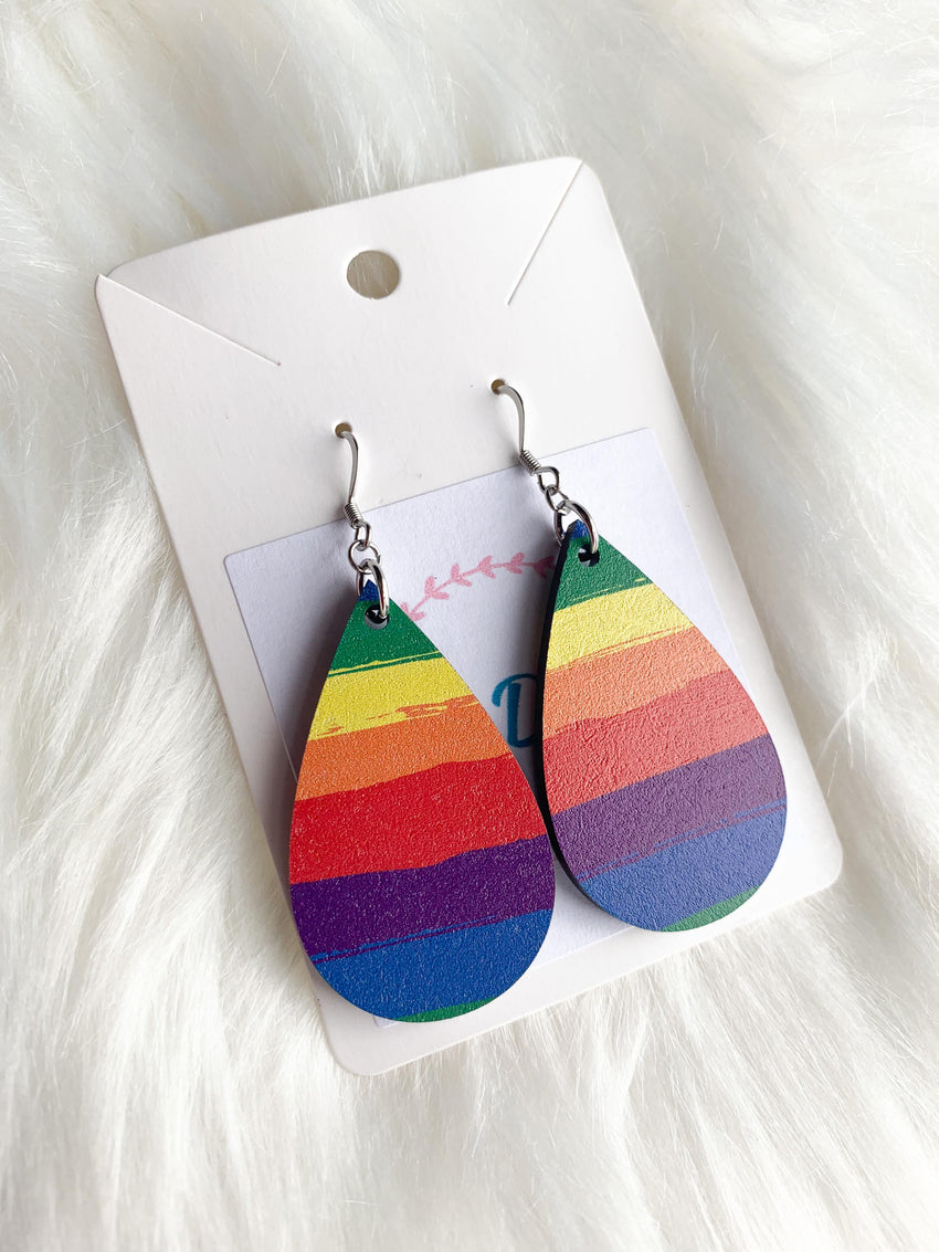 Rainbow Teardrops