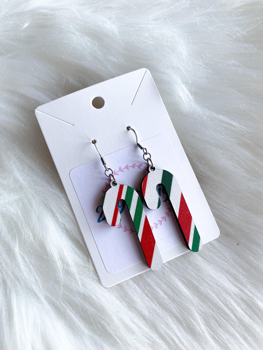 Candy Cane Dangles (Red, Green and White)