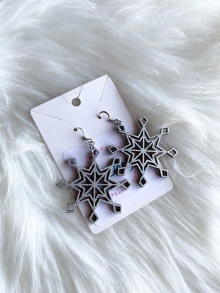 Large Snowflake Dangles