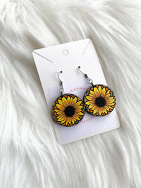 Round Sunflower Dangles