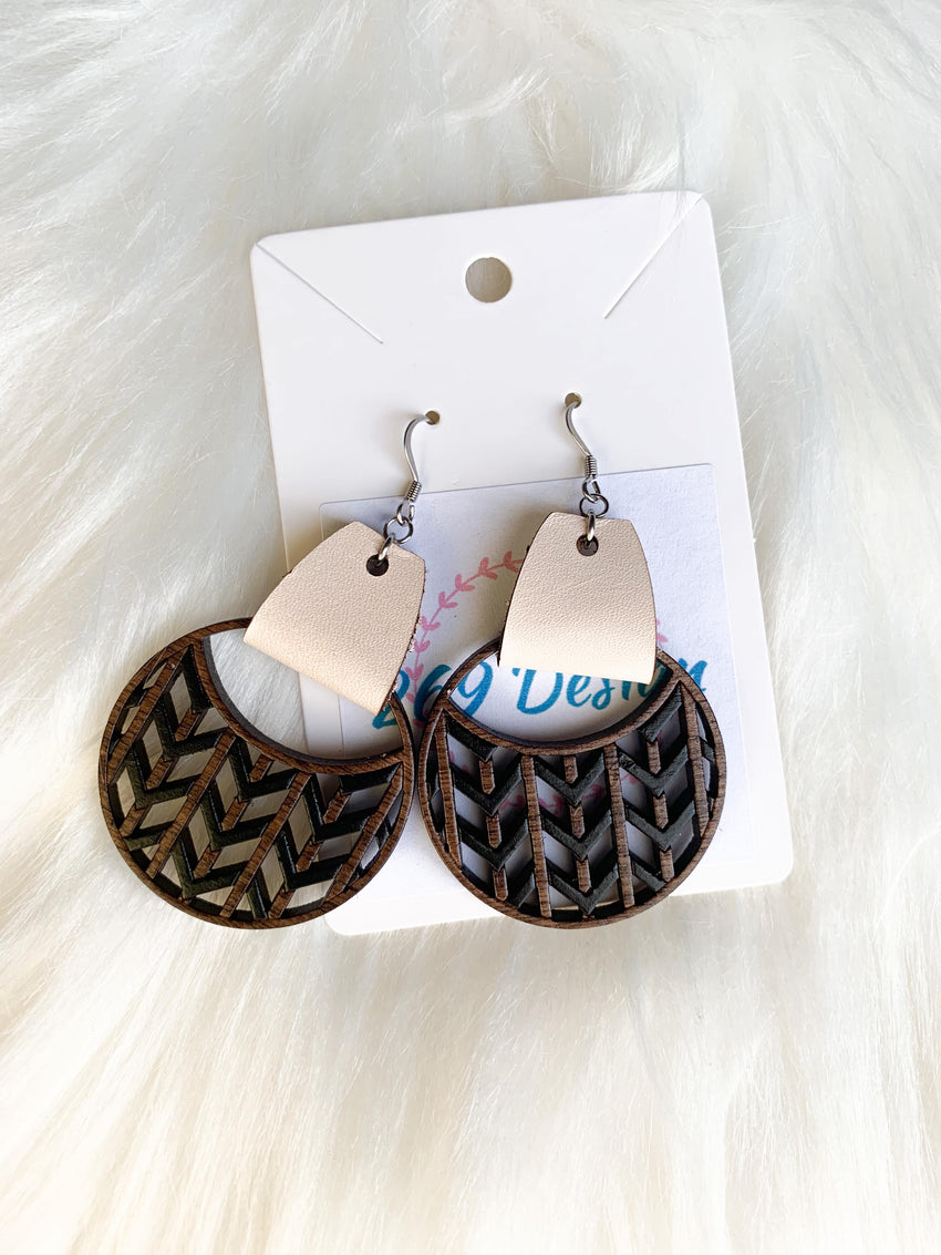 Triangle Basket Weave Dangles